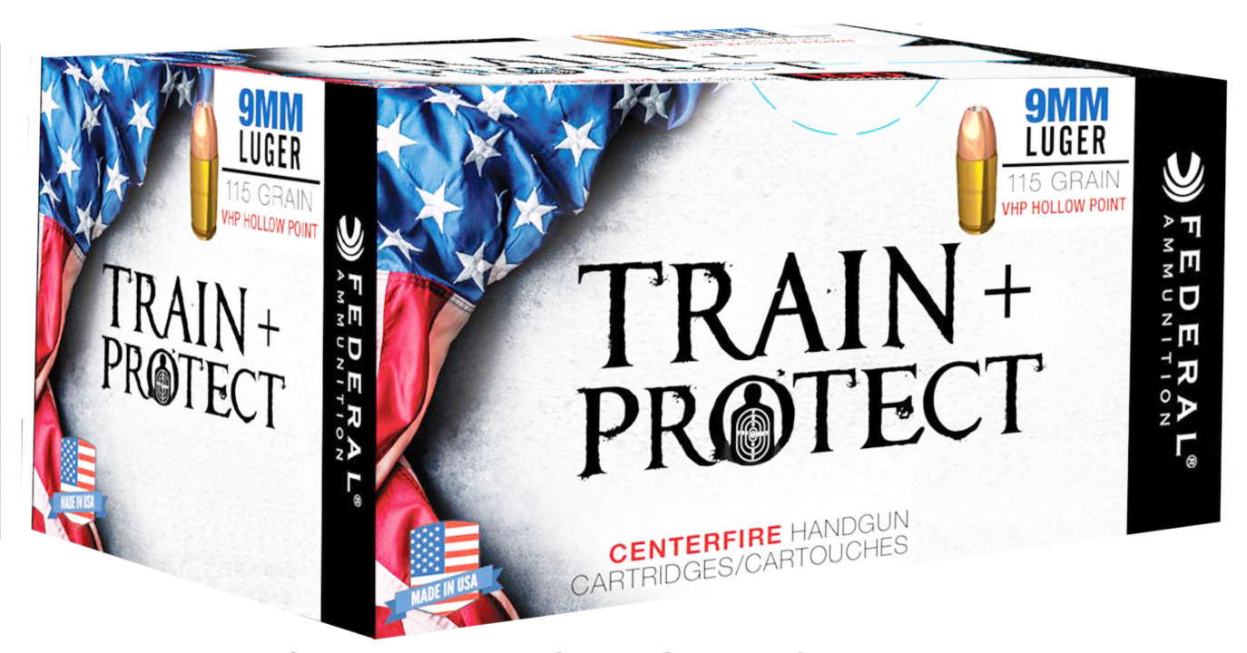 Federal Train + Protect, Fed Tp9vhp1 9mm 115 Trn/pro 50/10