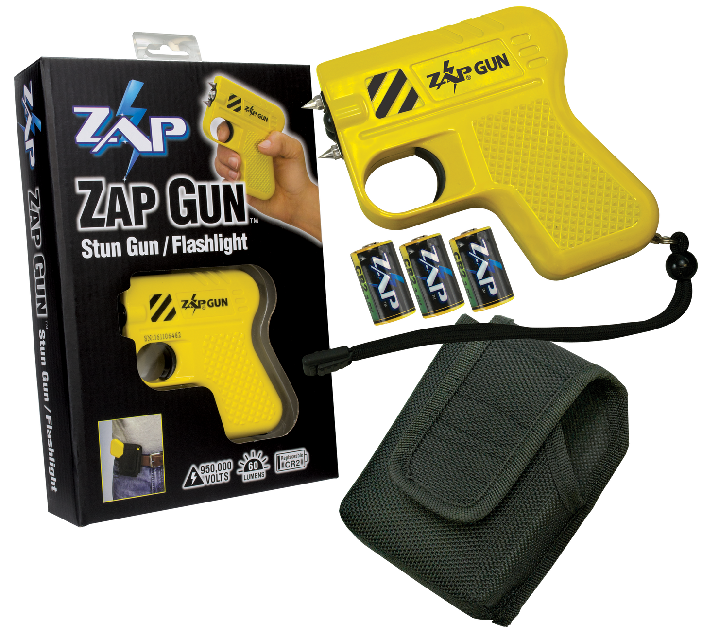 Zap Zap Gun, Pspi Zapgun Stun Gun 950k Volts Ylw
