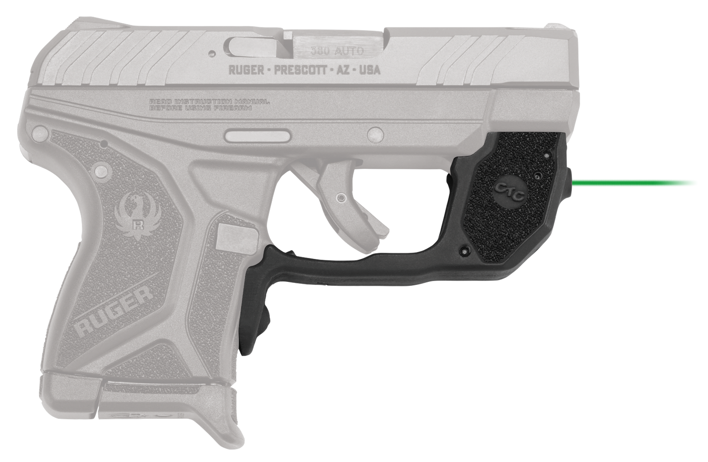 Crimson Trace Laserguard, Crim Lg497g Laserguard Ruger Lcpii Green