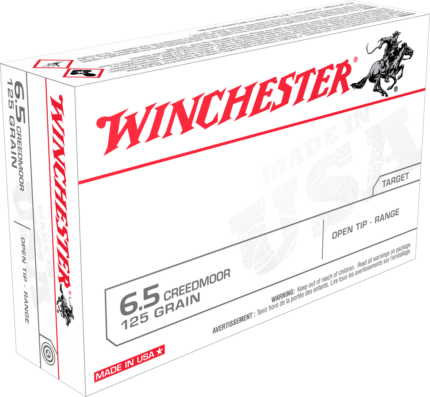 Winchester Ammo Usa, Win Usa65cm 6.5crd 125 Fmj 20/10
