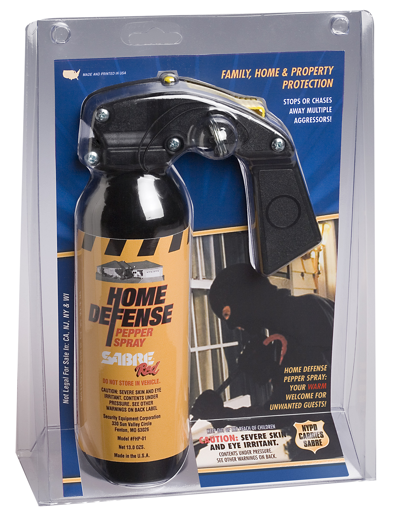 Sabre Home Defense, Sec Fhp-01    Home Defense 13oz Fogger