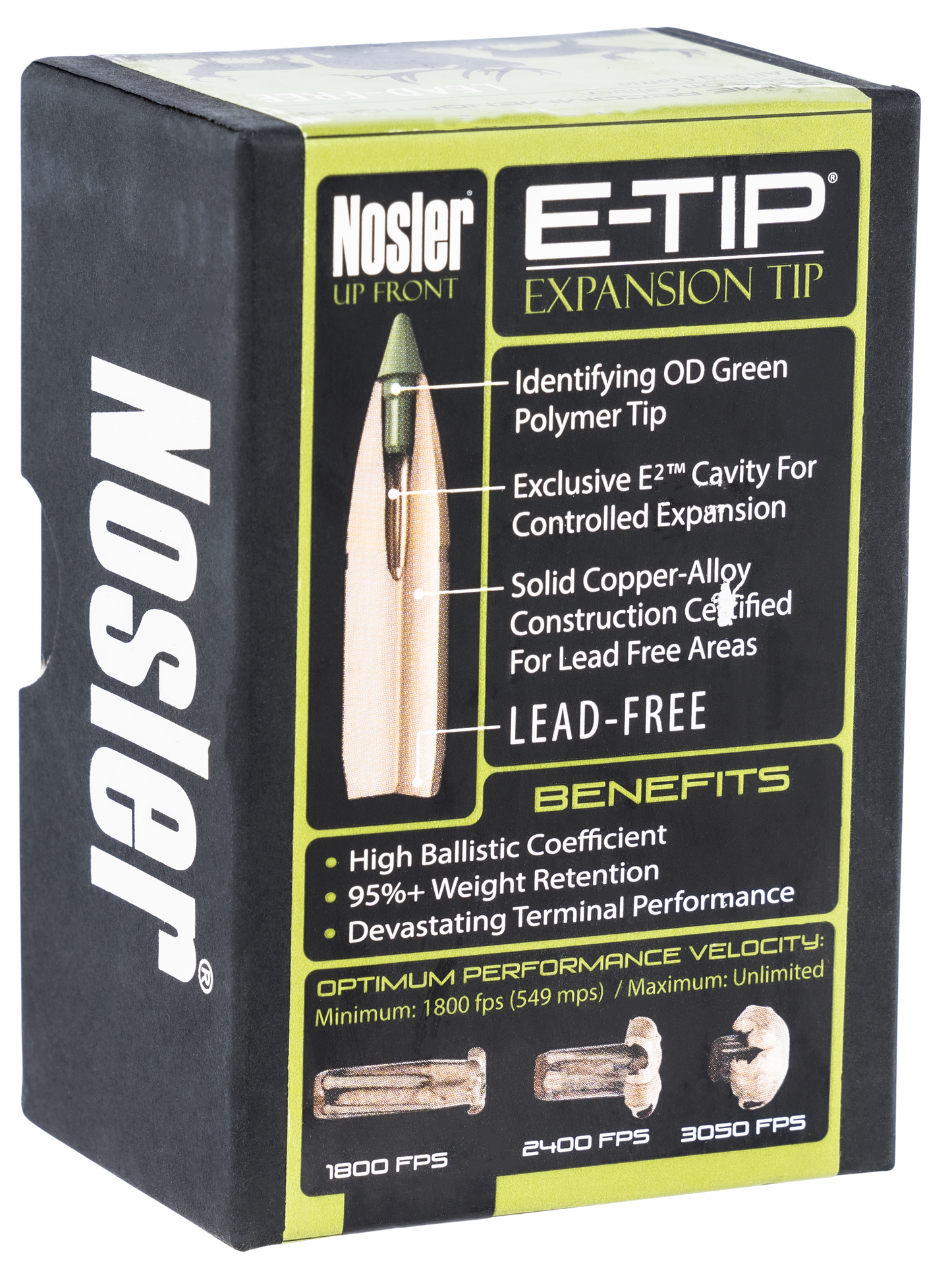 Nosler E-tip, Nos 59765 E-tip 6.5mm 120 Lf 50