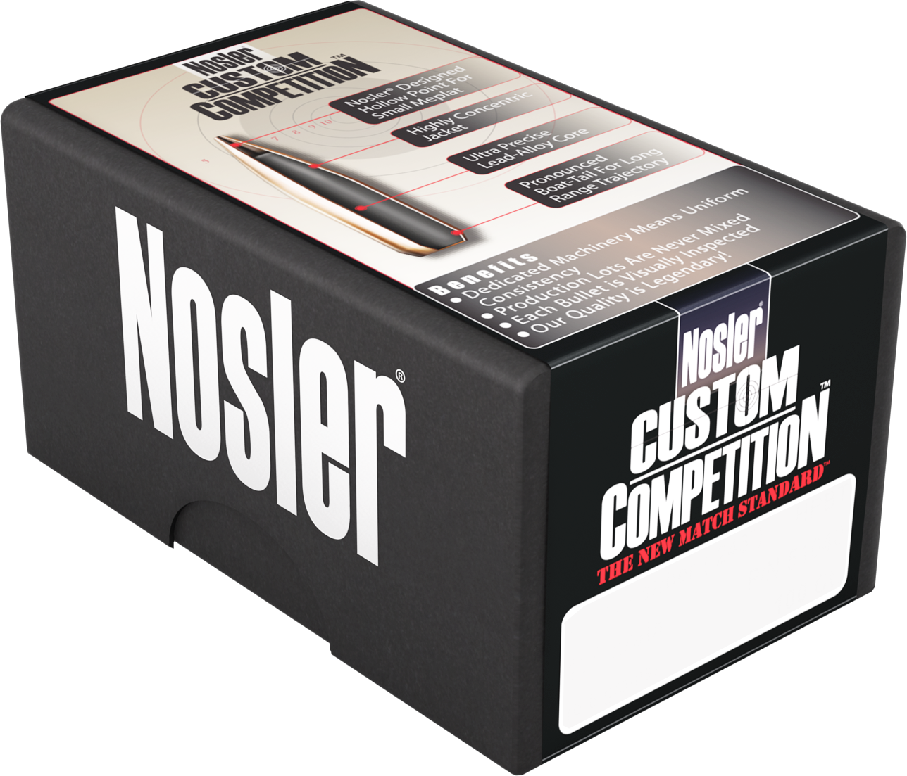 Nosler Custom Competition, Nos 43258 Handgun 9mm 147 Jhp 250