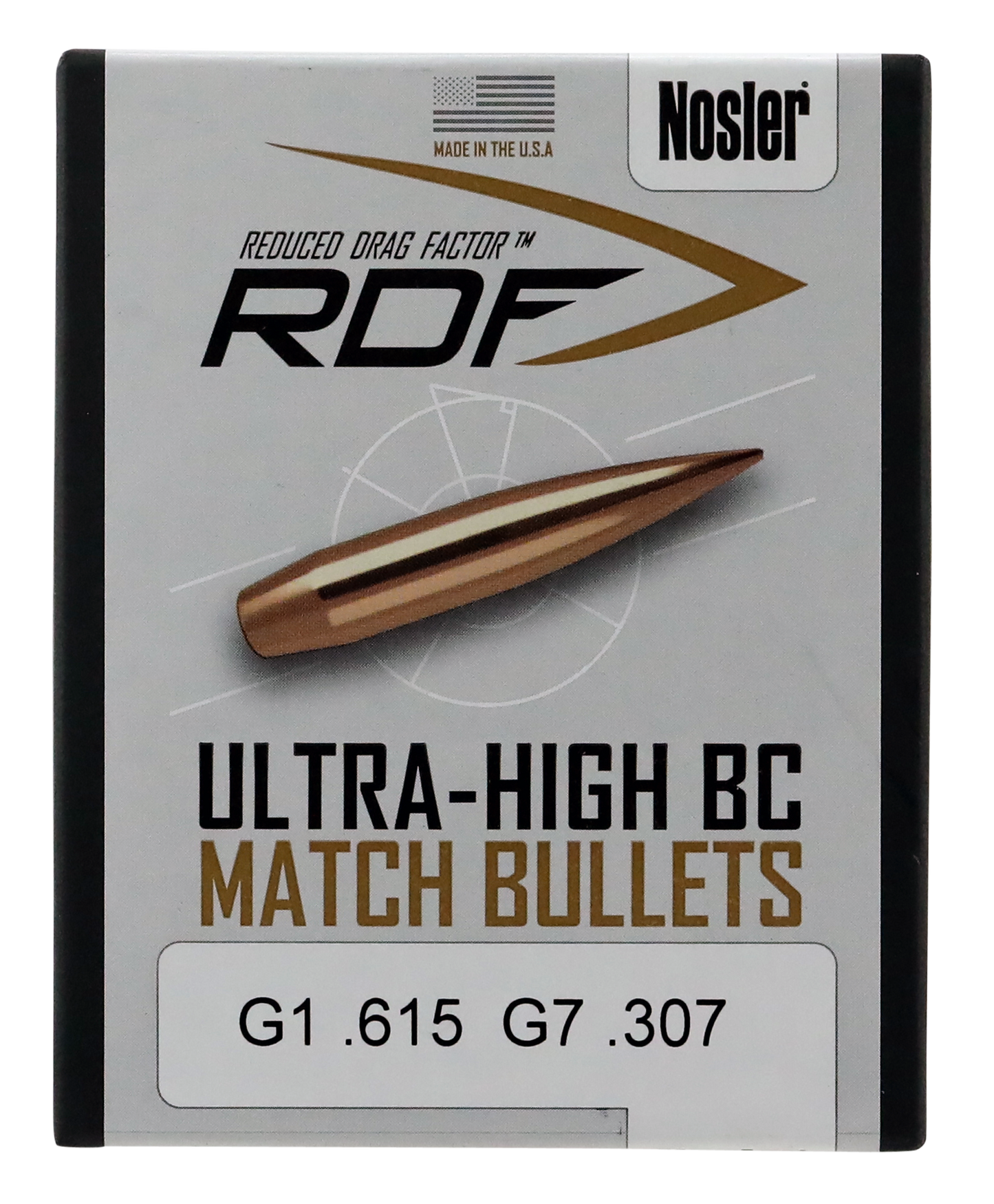 Nosler Rdf, Nos 53505 Rdf Match 6.5mm 130 Hpbt 100