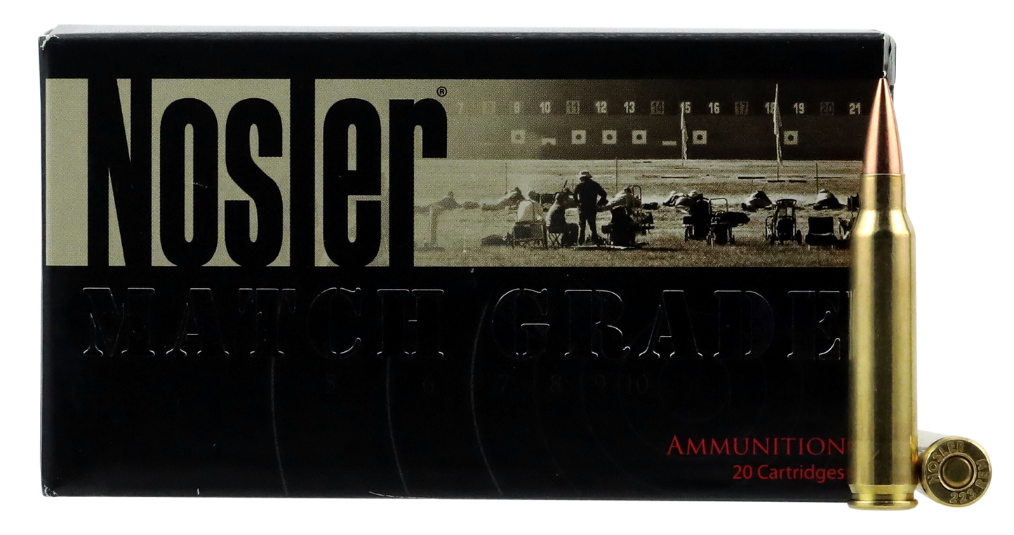 Nosler Match Grade, Nos 60130 223 70 Rdf Hpbt 20/40