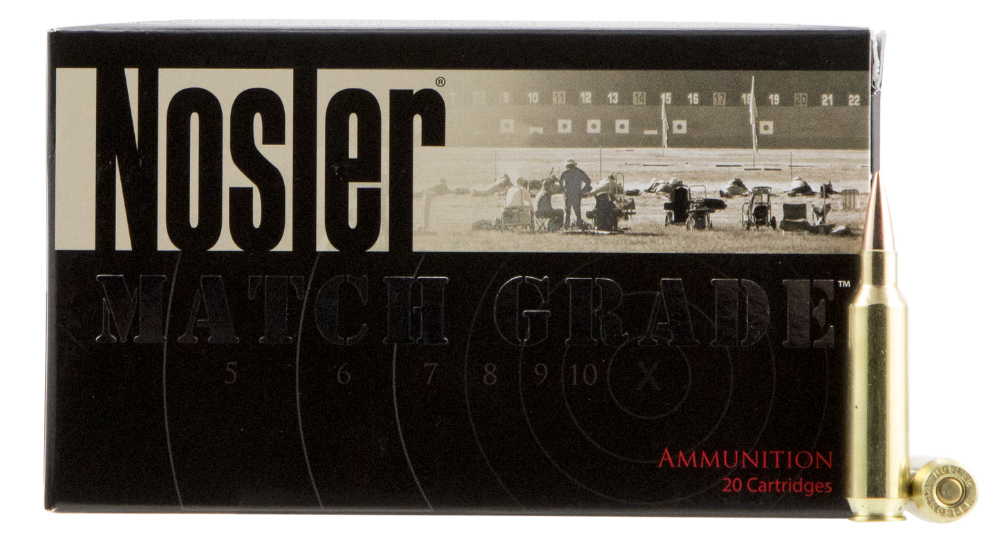 Nosler Match Grade, Nos 60162 22 Nos 85 Rdf Hpbt 20/10
