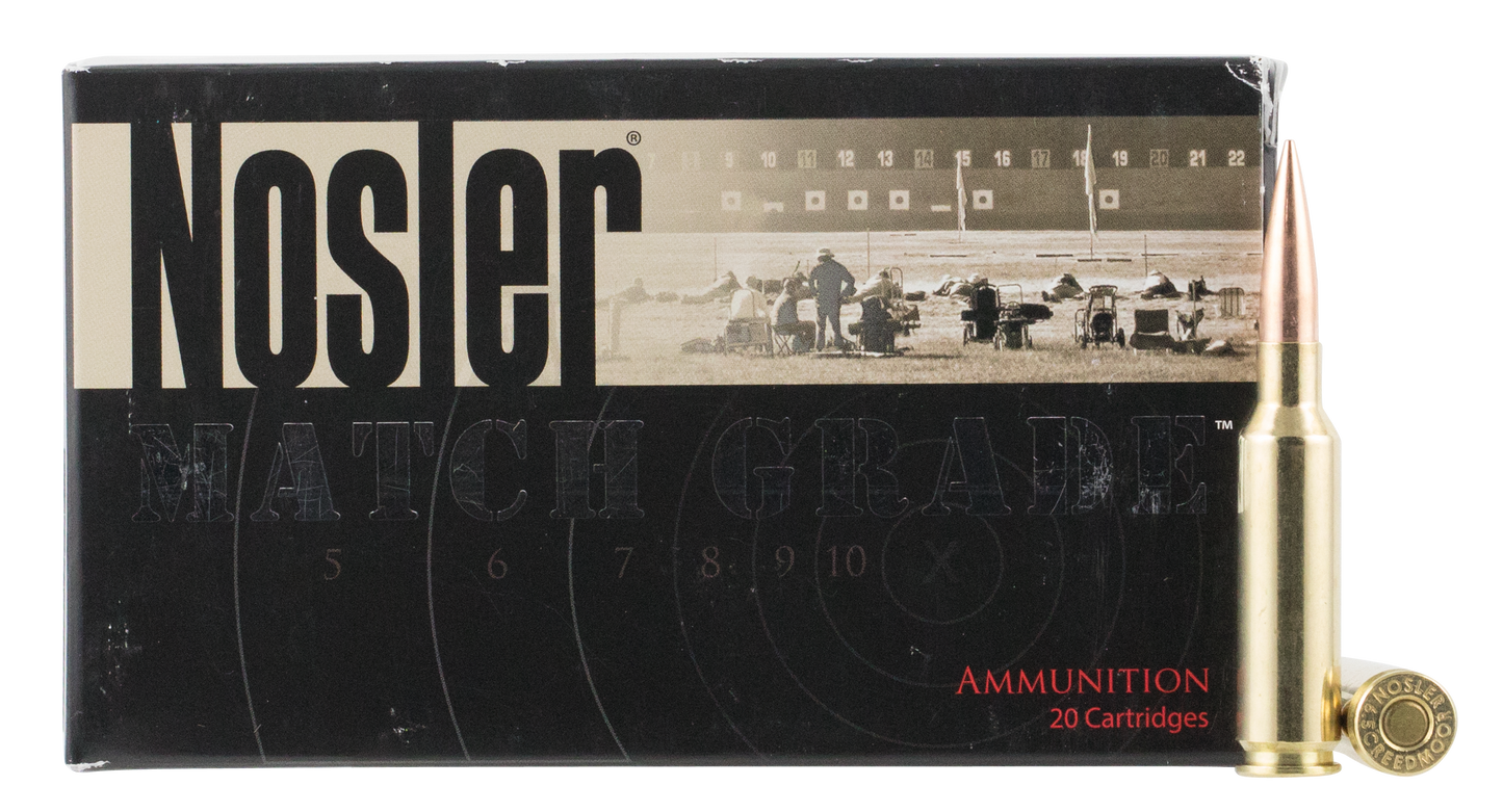Nosler Match Grade, Nos 60115 6.5crd 140 Rdf Hpbt 20/10