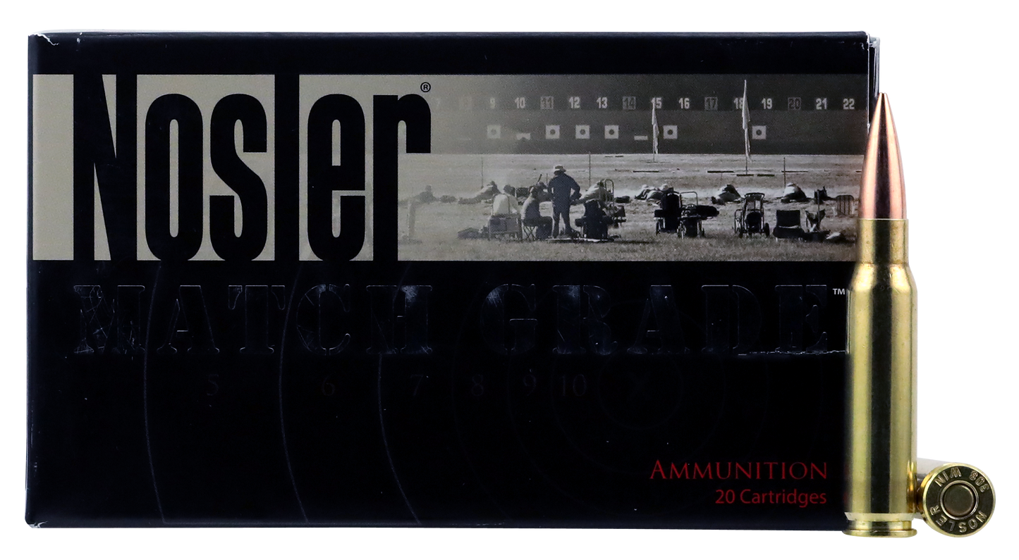 Nosler Match Grade, Nos 60132 308 175 Rdf Hpbt 20/10