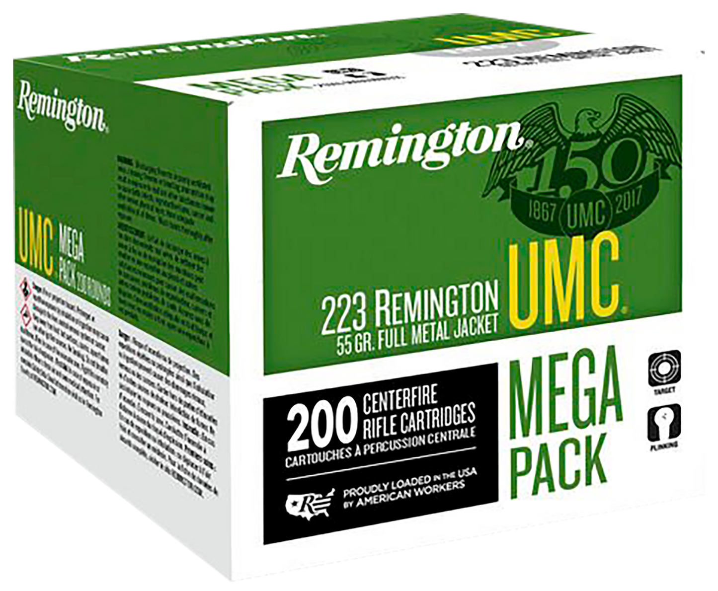 Remington Ammunition Umc, Rem 23683 L223r3a Umc 223 Mega 55 Mc 200/4