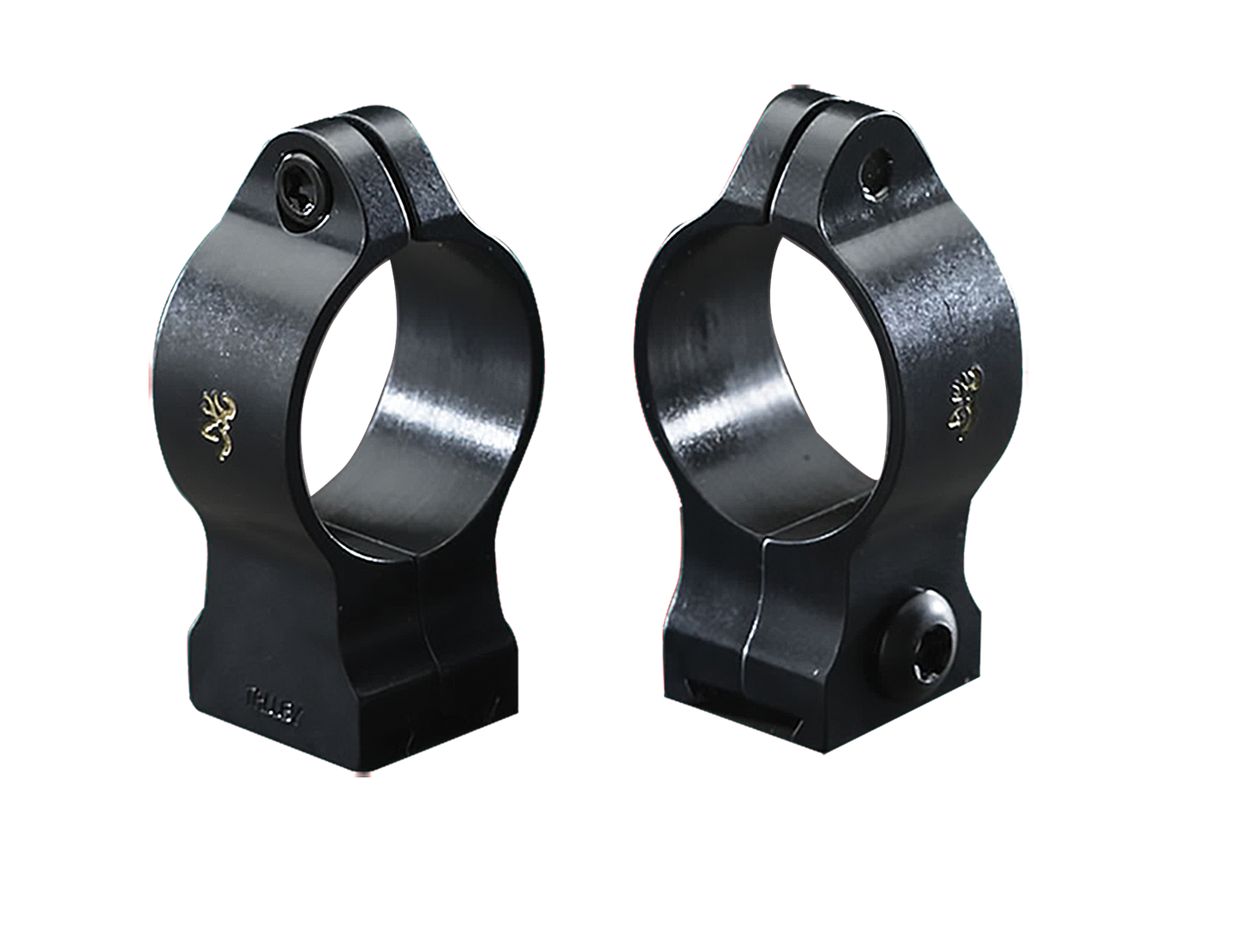 Browning Scope Ring Set, Brn 12345 Rng 1in Hi X/abltbarblr Mat