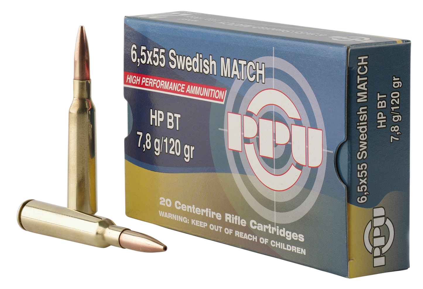 Ppu Match, Ppu Ppm6 6.5x55 Swed 120 Match 20/10
