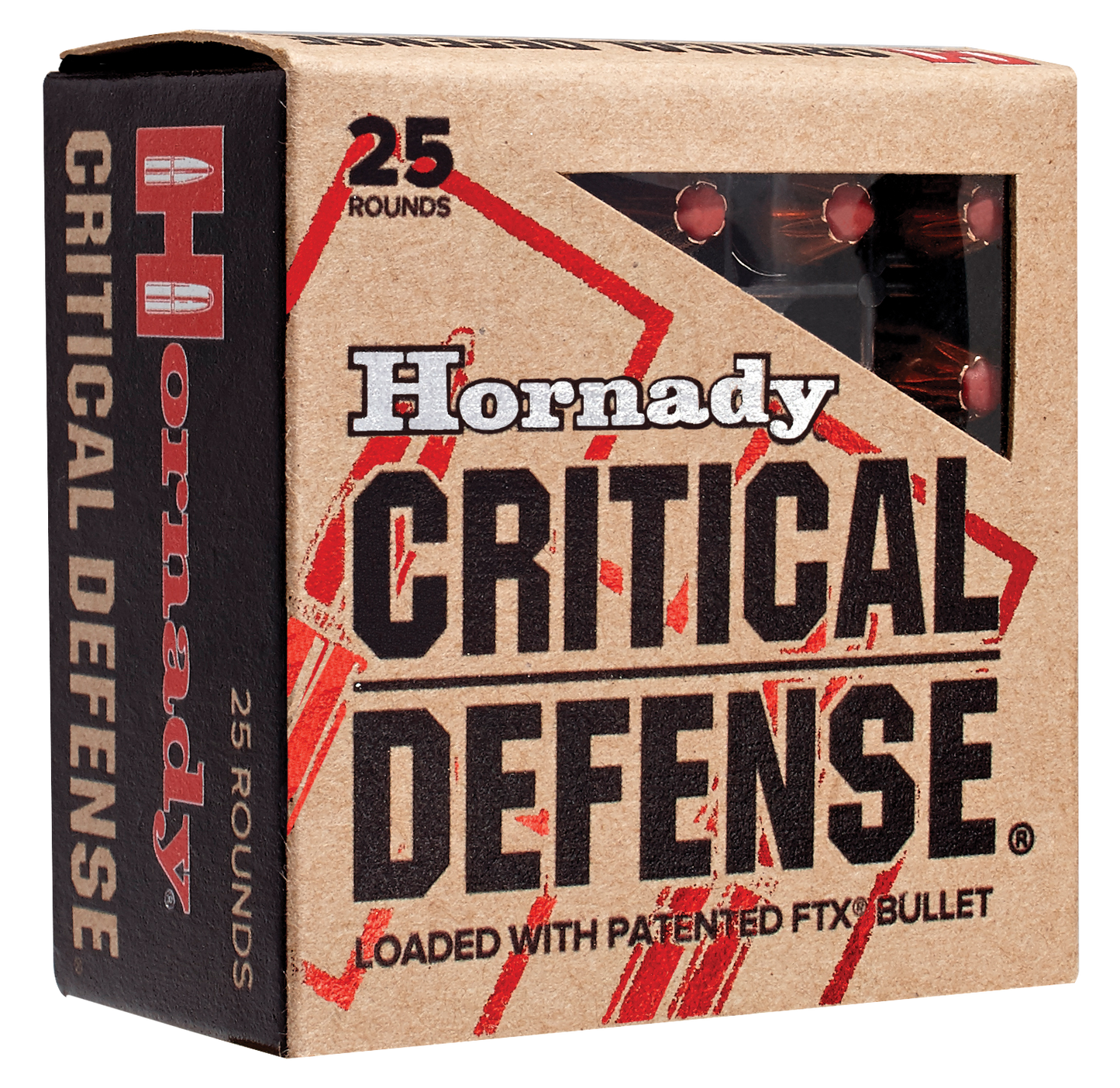 Hornady Critical Defense, Horn 90250 Critdef 9mm 115 Flex Tip Ex 25-10
