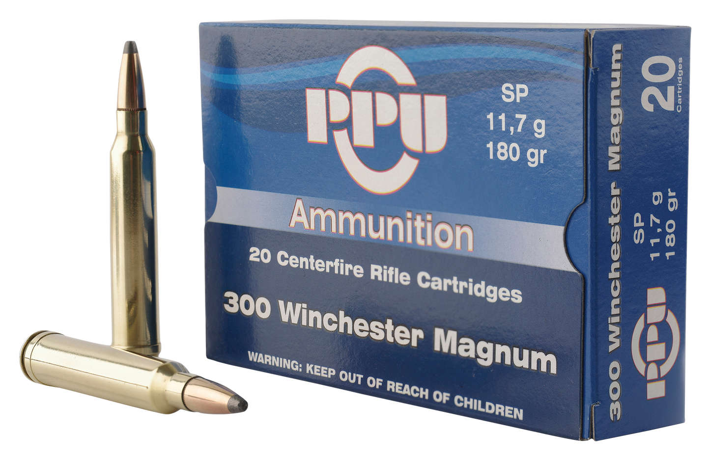 Ppu Standard Rifle, Ppu Pp3003 300mg 180 Sp 20/10