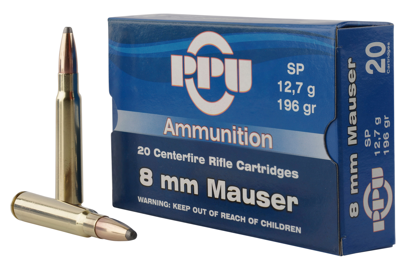 Ppu Metric Rifle, Ppu Pp8s 8mmmau 196 Sp 20/10