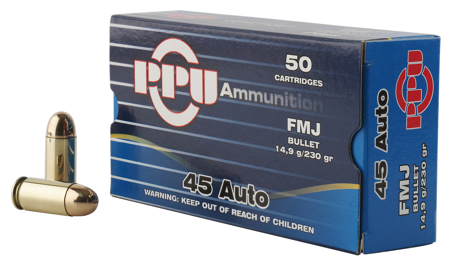 Ppu Handgun, Ppu Pph45f 45acp 230 Fmj 50/10