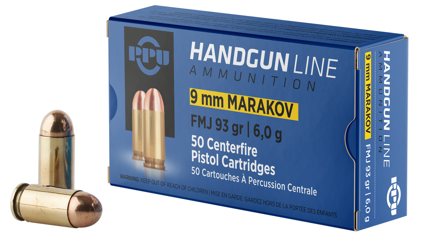 Ppu Handgun, Ppu Pph9mf 9x18mak 93 Fmj 50/20