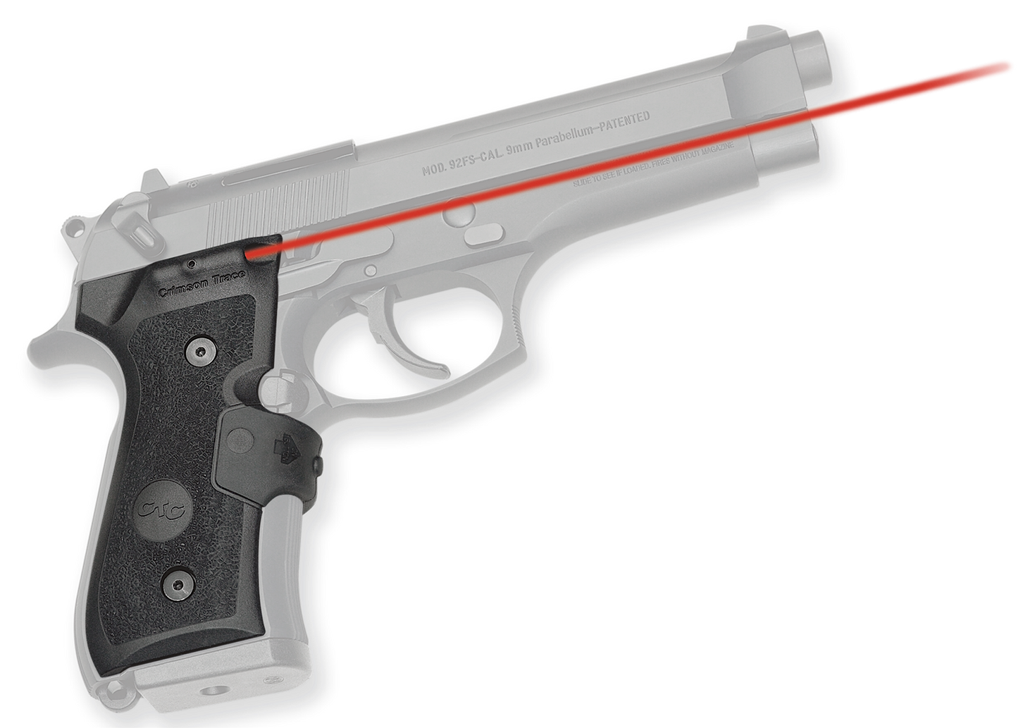 Crimson Trace Lasergrips, Crim Lg402m Lasergrips Ber92 Milspec