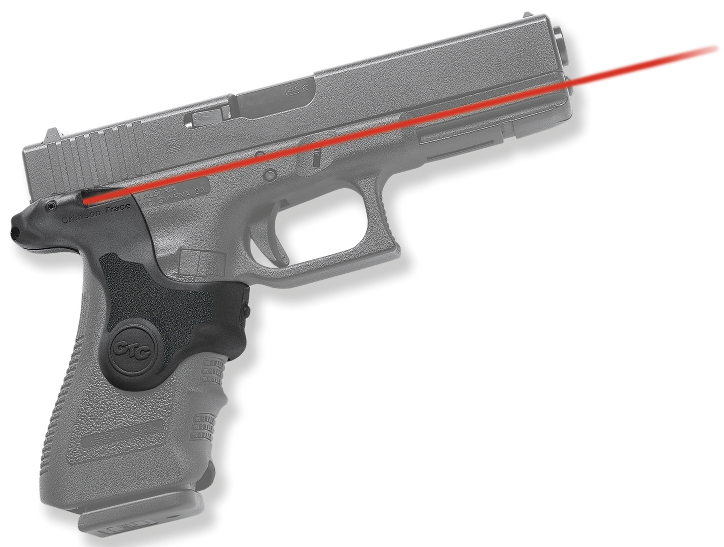 Crimson Trace Lasergrips, Crim Lg417 Lasergrips Glk 17/19 Frnt Act