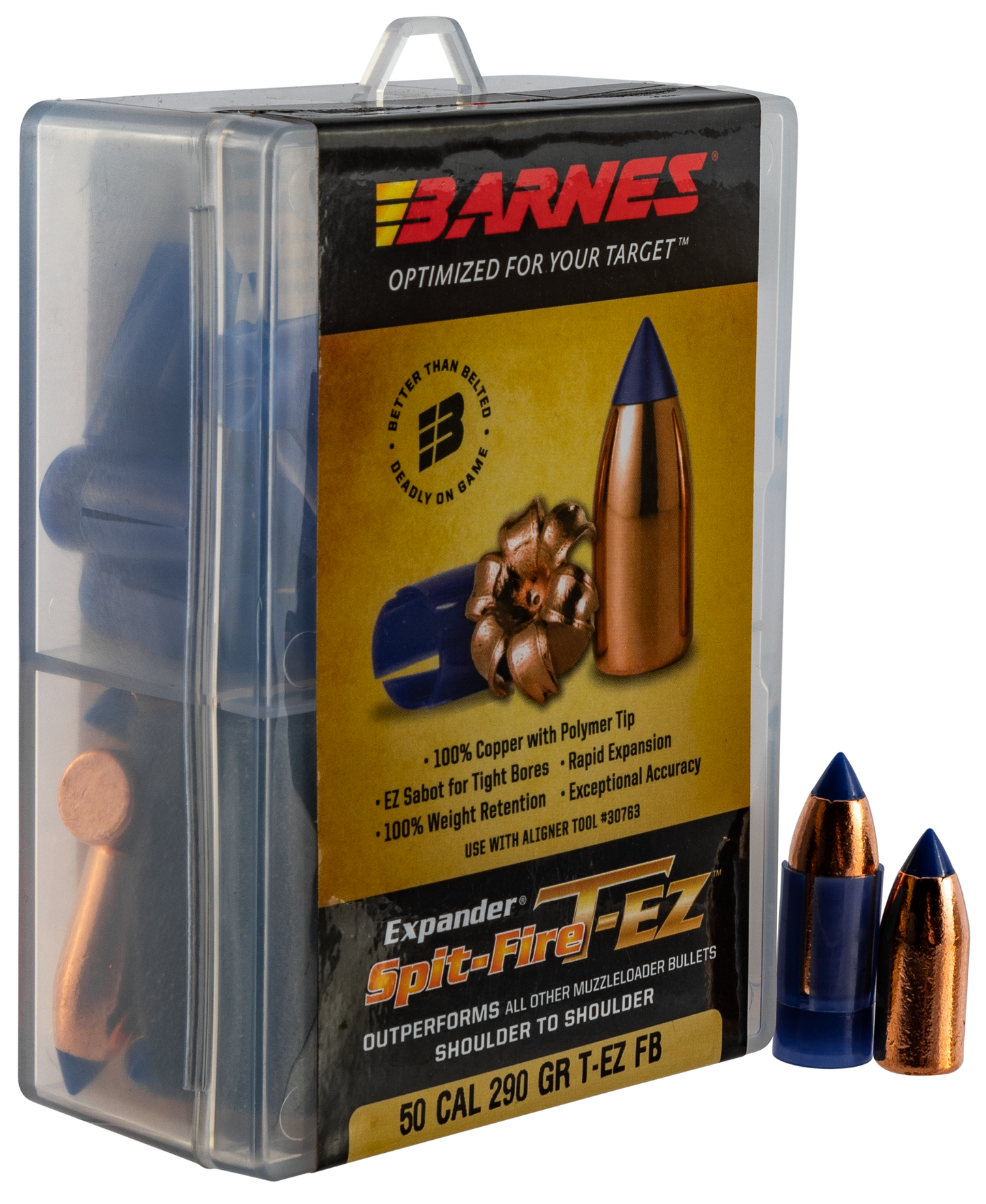 Barnes Bullets Spit-fire T-ez, Brns 30592 .451 50c 290 T-ez Fb 15