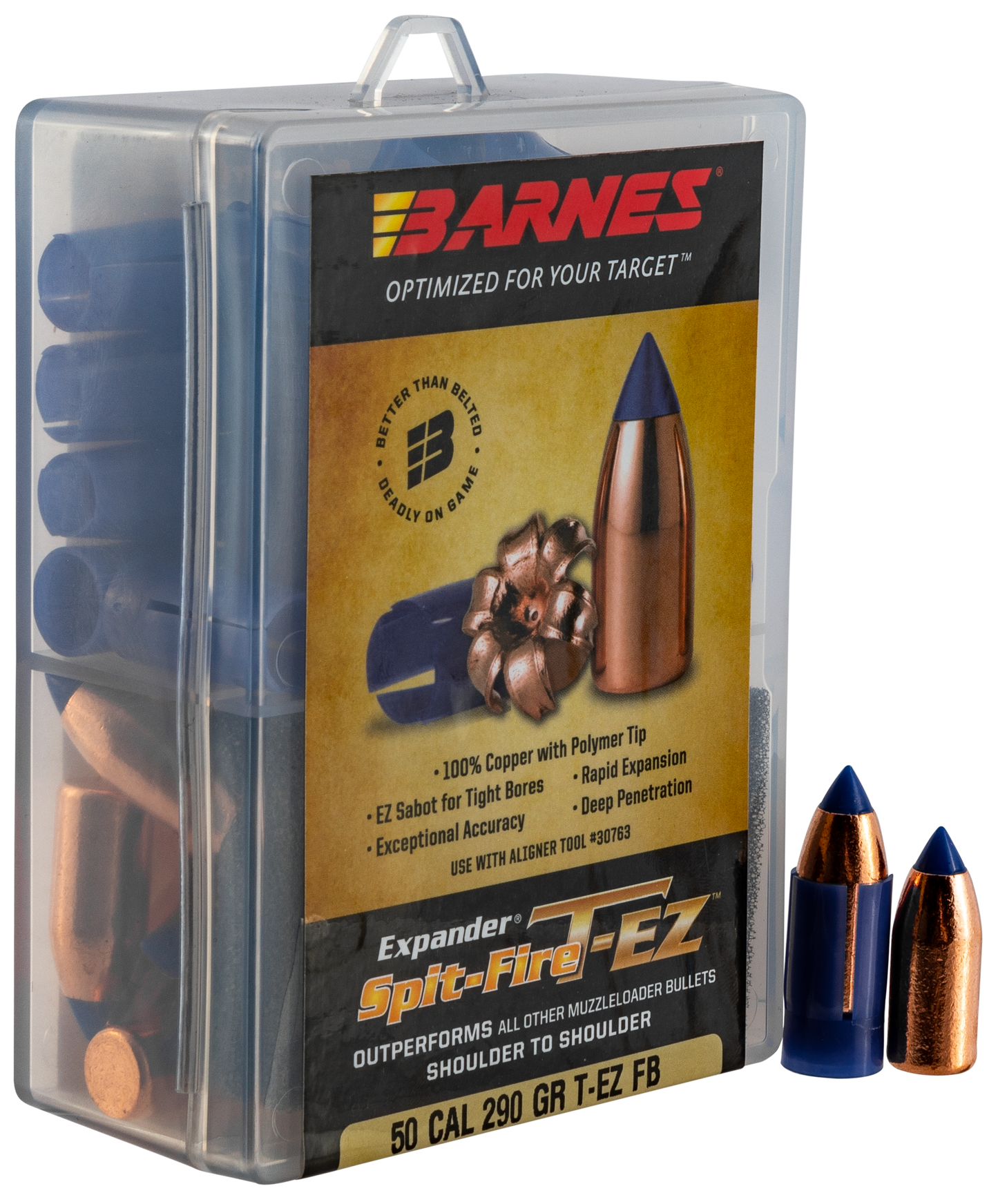 Barnes Bullets Spit-fire T-ez, Brns 30607 .451 50c 290 T-ez Fb 24
