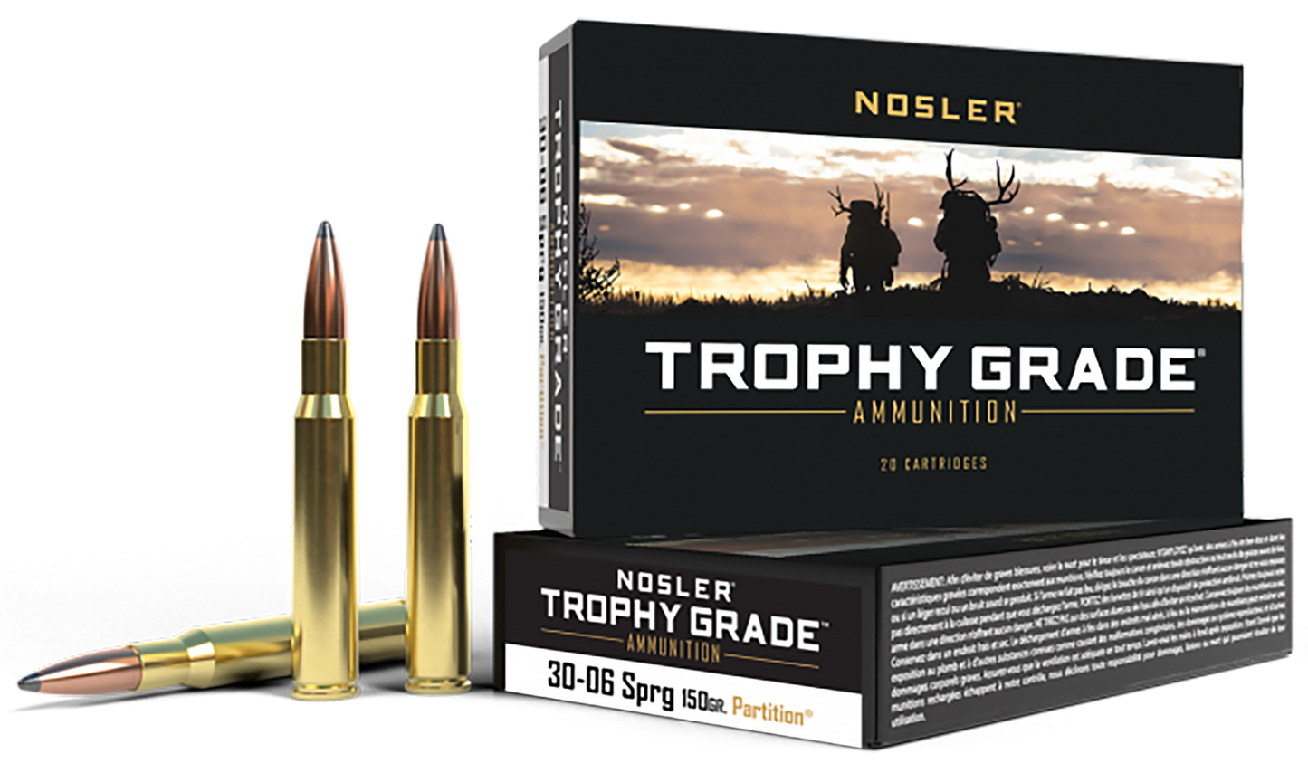 Nosler Trophy Grade, Nos 60055 Trophy 3006 150 Pt 20/10