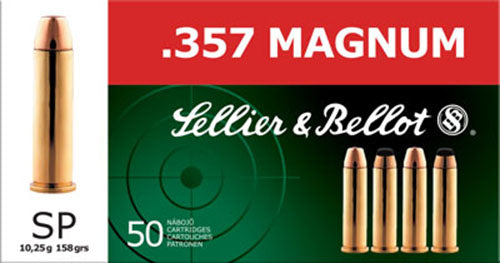 Sellier & Bellot Handgun, S&b Sb357b 357 158 Sp 50/20