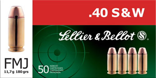 Sellier & Bellot Handgun, S&b Sb40b 40s 180 Fmj 50/20