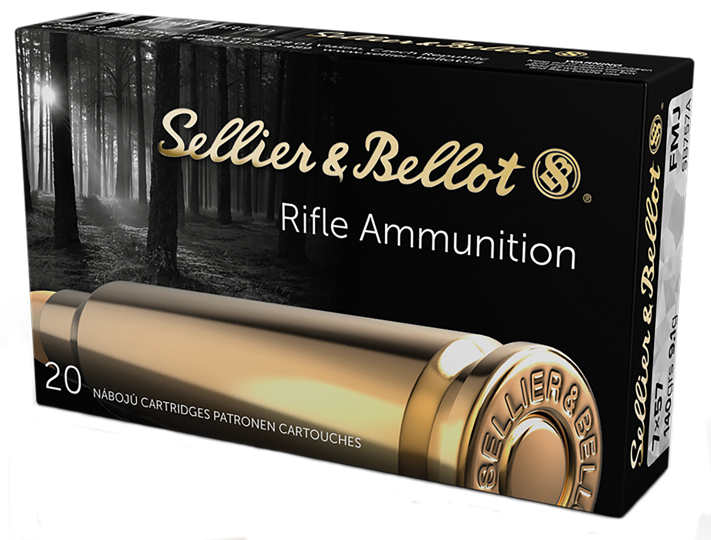 Sellier & Bellot Rifle, S&b Sb757a 7x57 140 Fmj 20/20