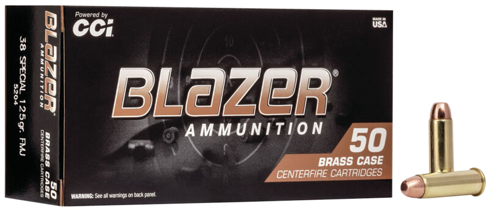Cci Blazer, Cci 5204 Blazer Brass 38 125 Fmj 50/20