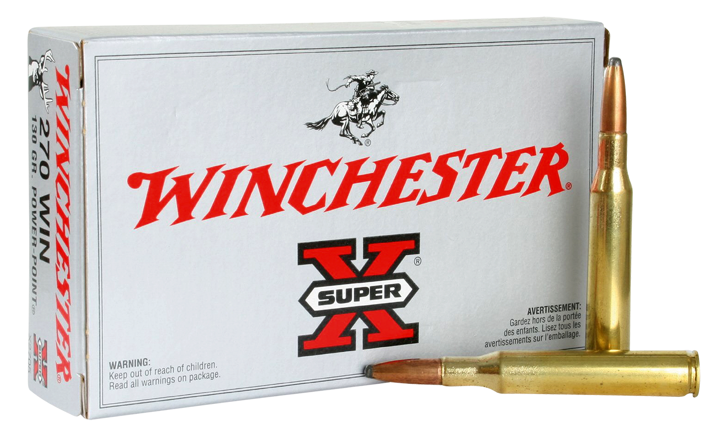 Winchester Ammo Super X, Win X2705 270 130pp 20/10