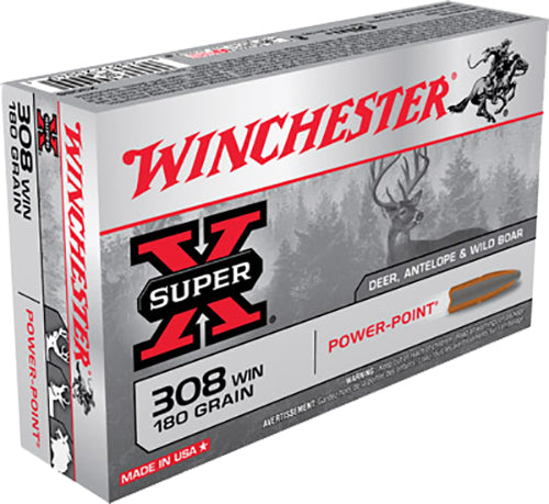 Winchester Ammo Super X, Win X3086 308 180pp 20/10