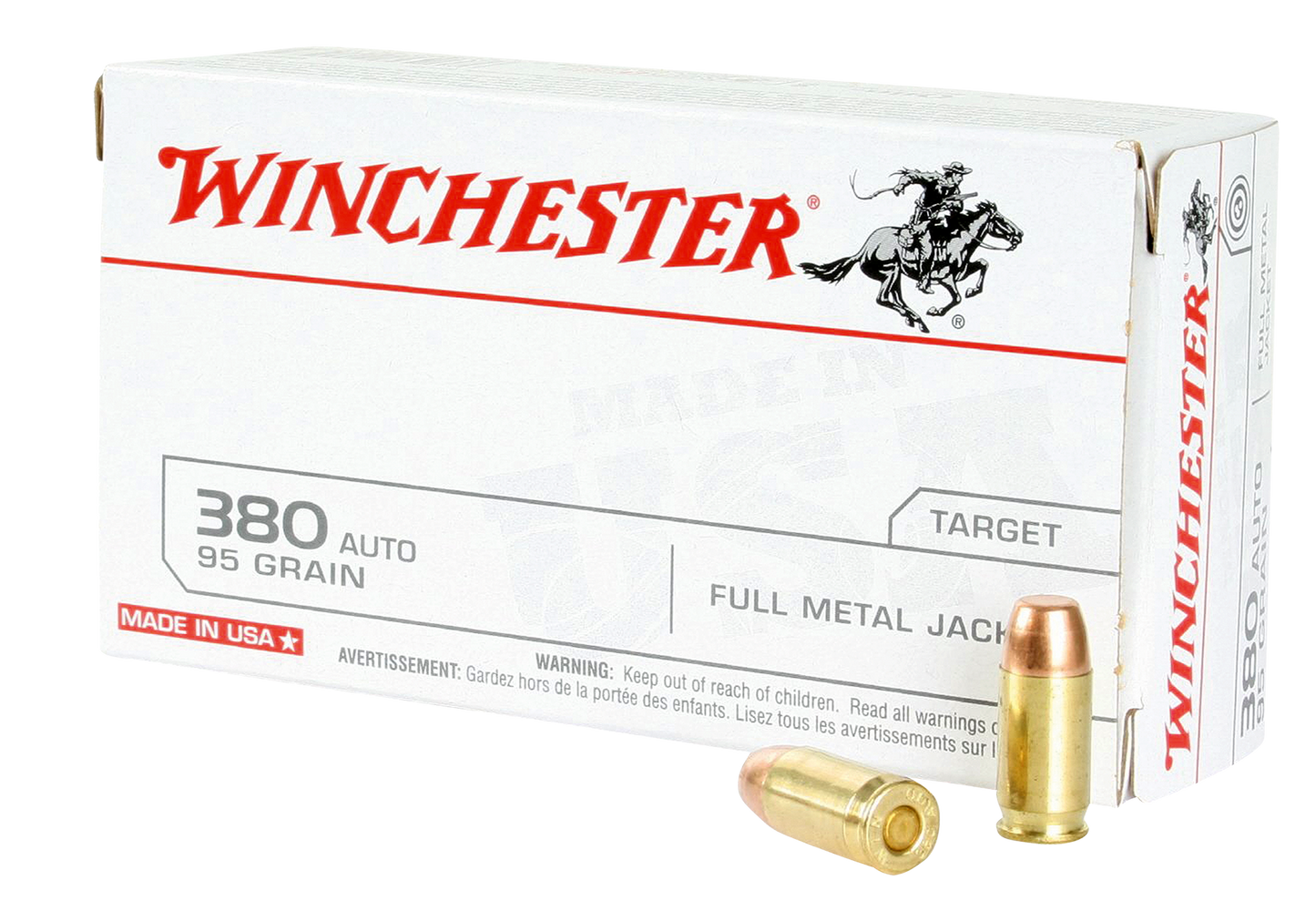 Winchester Ammo Usa, Win Q4206 380 95 Fmj 50/10