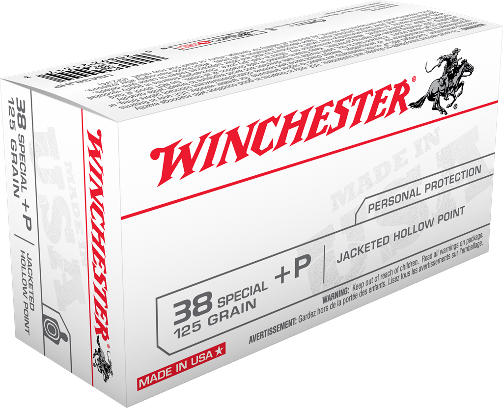 Winchester Ammo Usa, Win Usa38jhp 38sp+p 125 Jhp 50/10