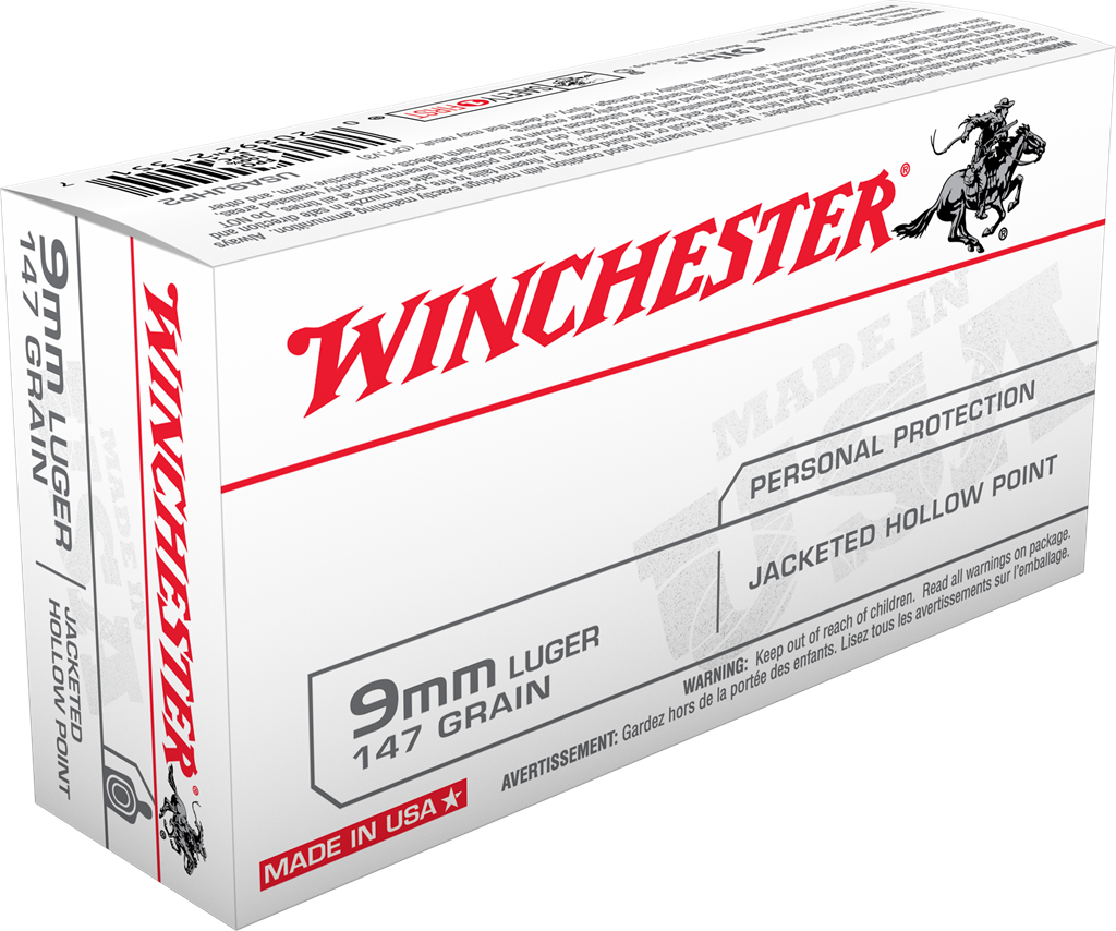 Winchester Ammo Usa, Win Usa9jhp 9mm 115 Jhp 50/10