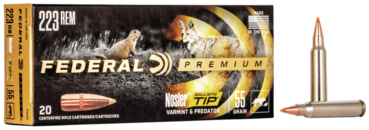 Federal Premium, Fed P223f 223 55 Nbtvm 20/10
