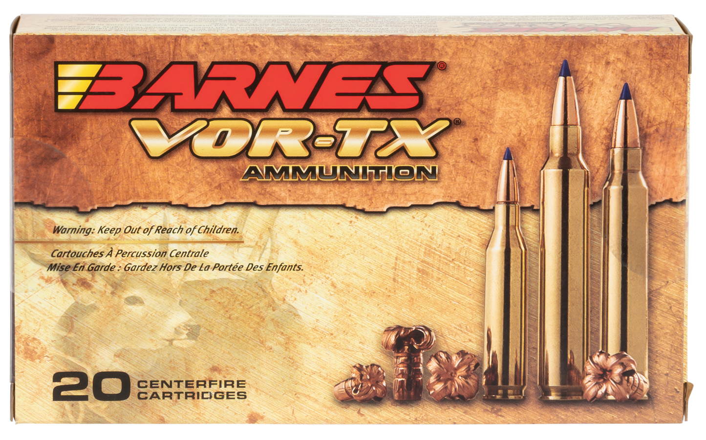 Barnes Bullets Vor-tx, Brns 21526 Bb7mm1 7mmrem 140 Ttsx Bt 20/10