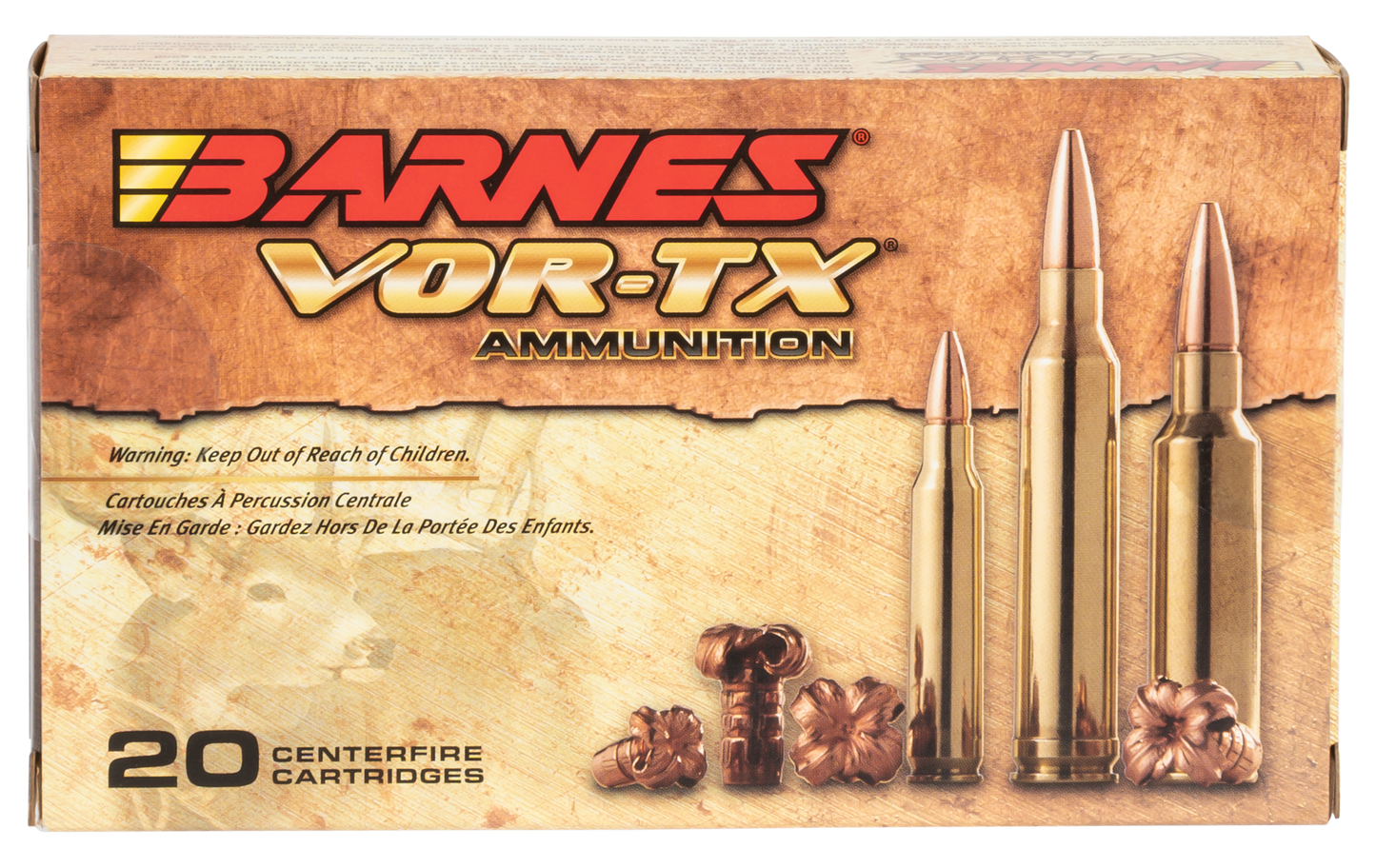Barnes Bullets Vor-tx, Brns 21529 Bb7mm2 7mmrem 160 Tsx Bt 20/10
