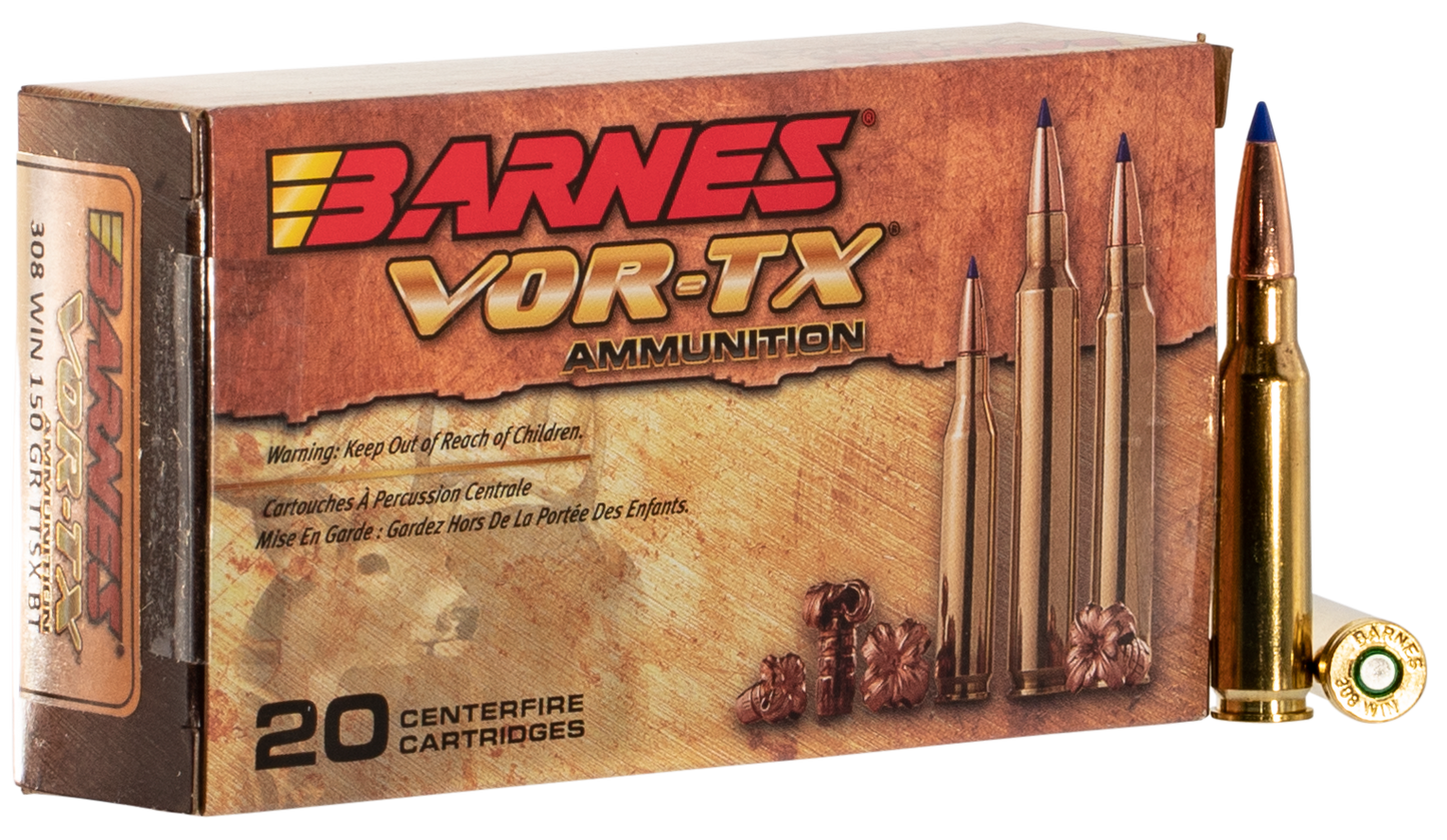 Barnes Bullets Vor-tx, Brns 21540 Bb308w1 308 150 Ttsx Bt 20/10