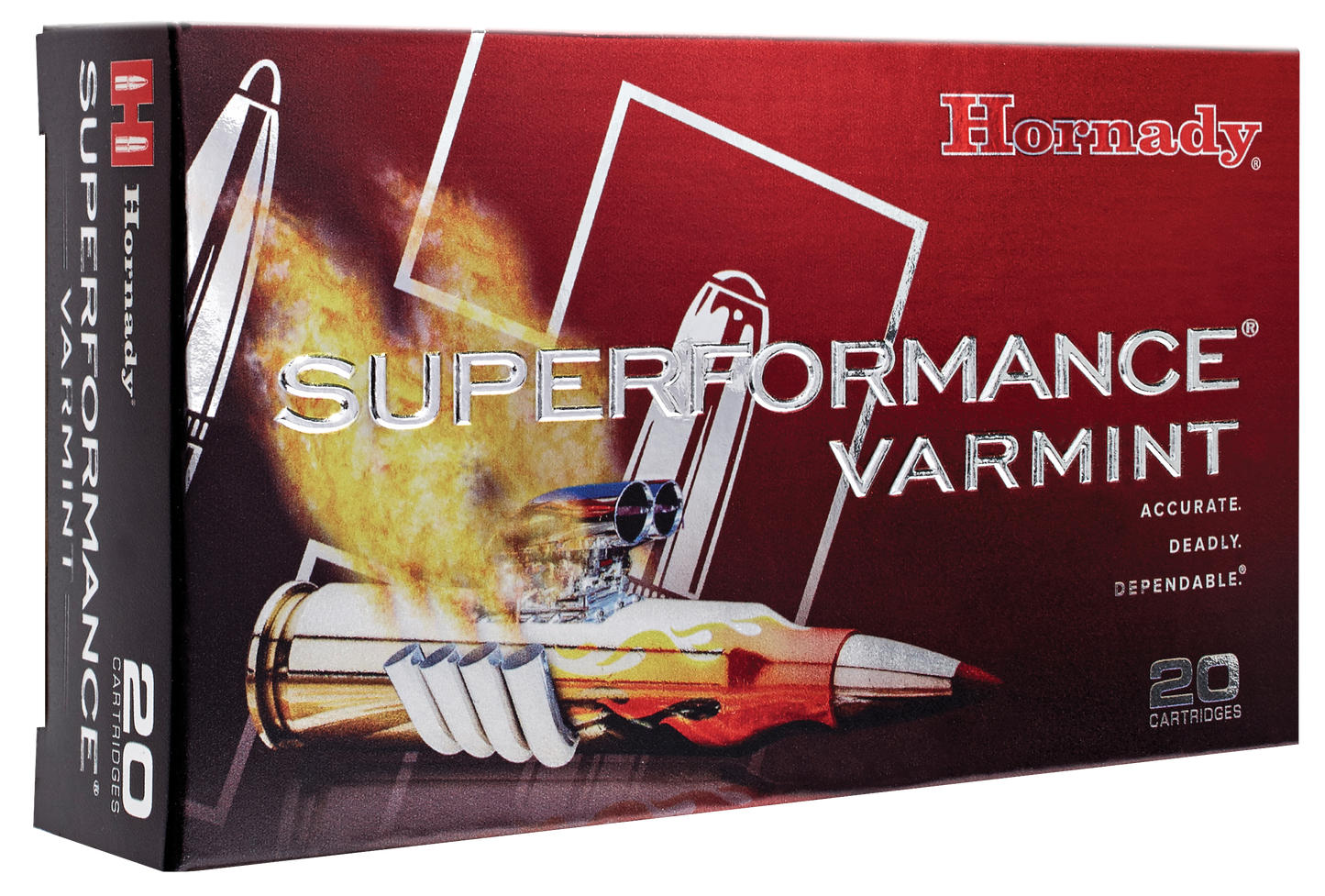 Hornady Superformance Varmint, Horn 8025 223 Rem 53 Spf Vmax 20-10