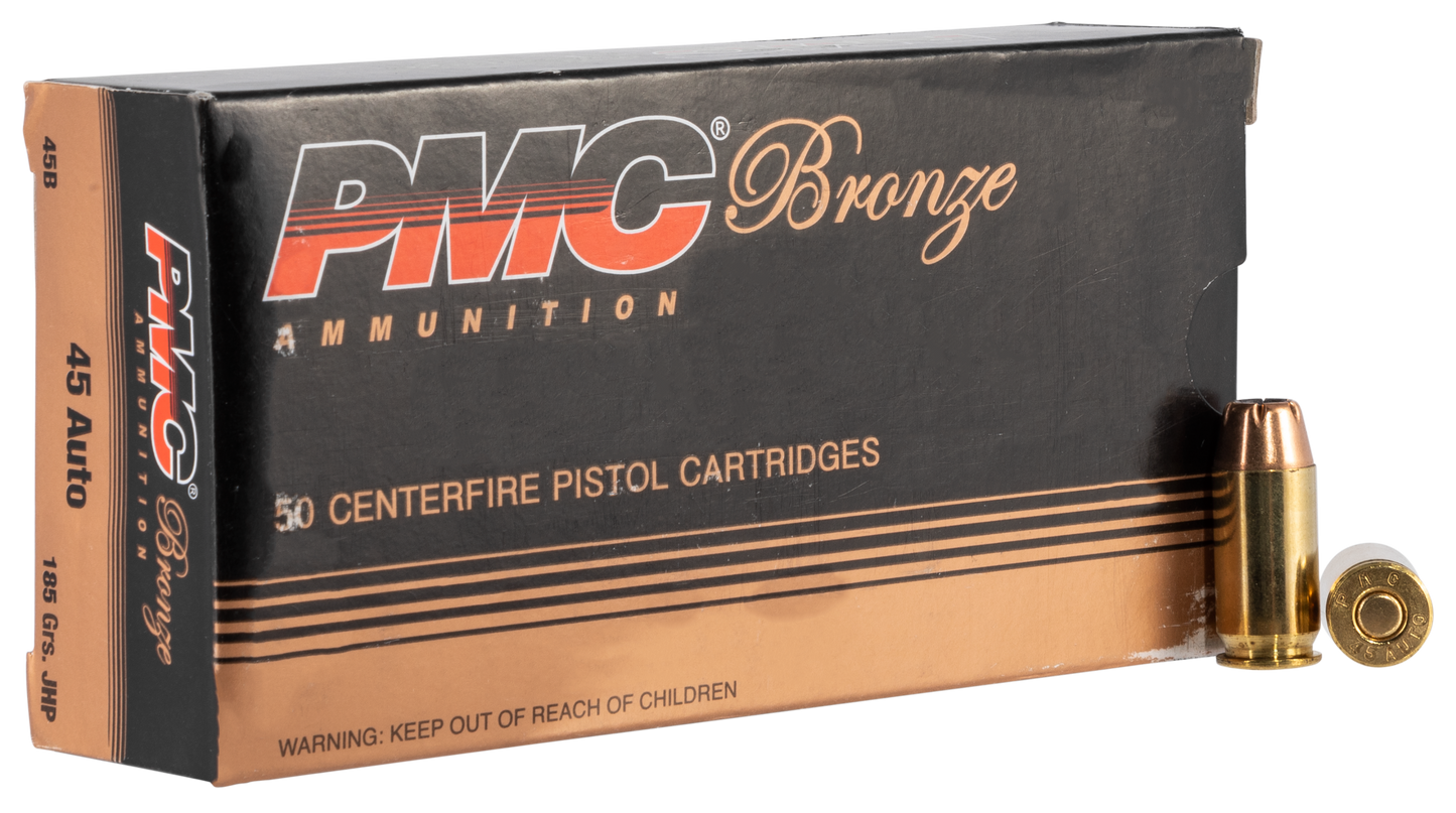 Pmc Bronze, Pmc 45b 45acp 185 Jhp 50/20