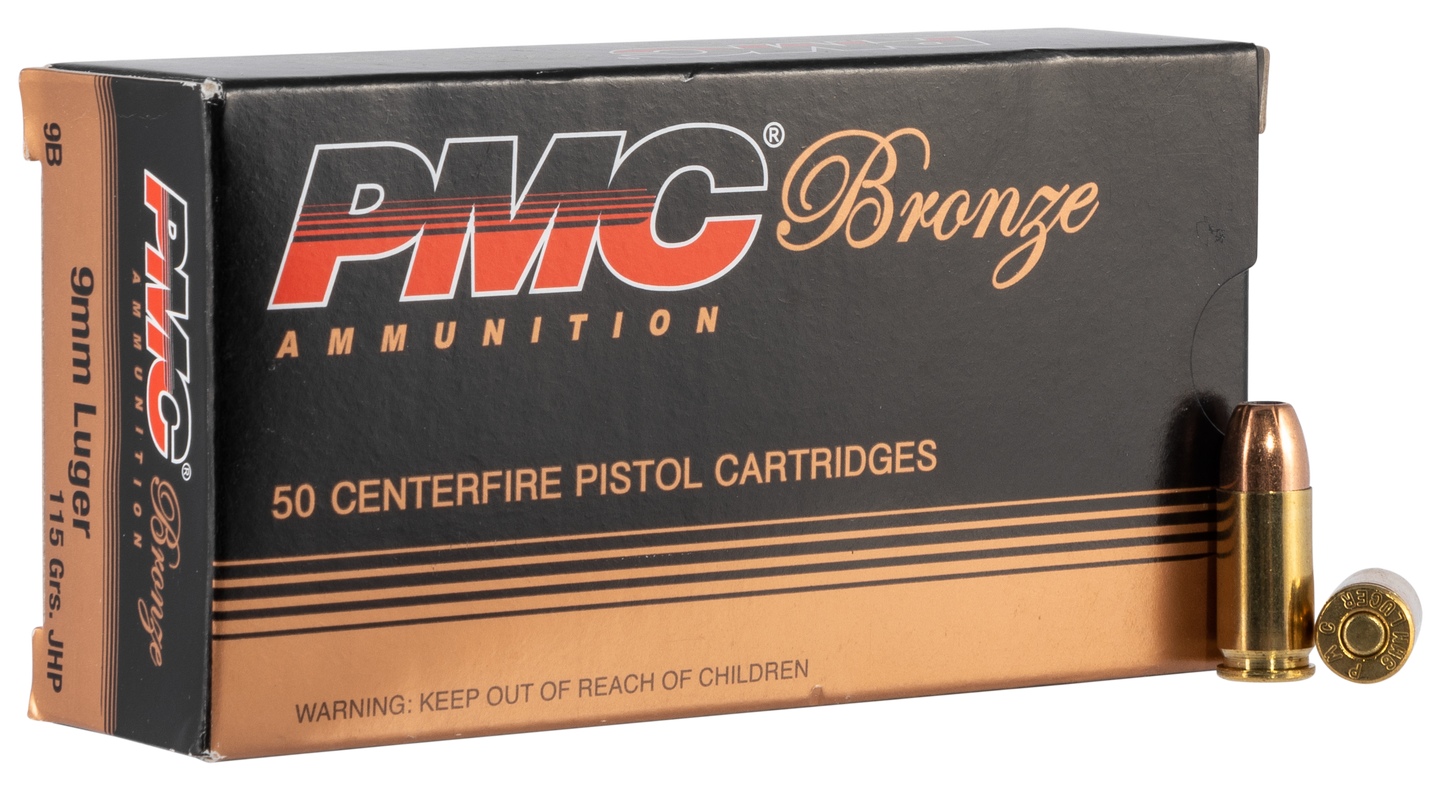Pmc Bronze, Pmc 9b 9mm 115 Jhp 50/20