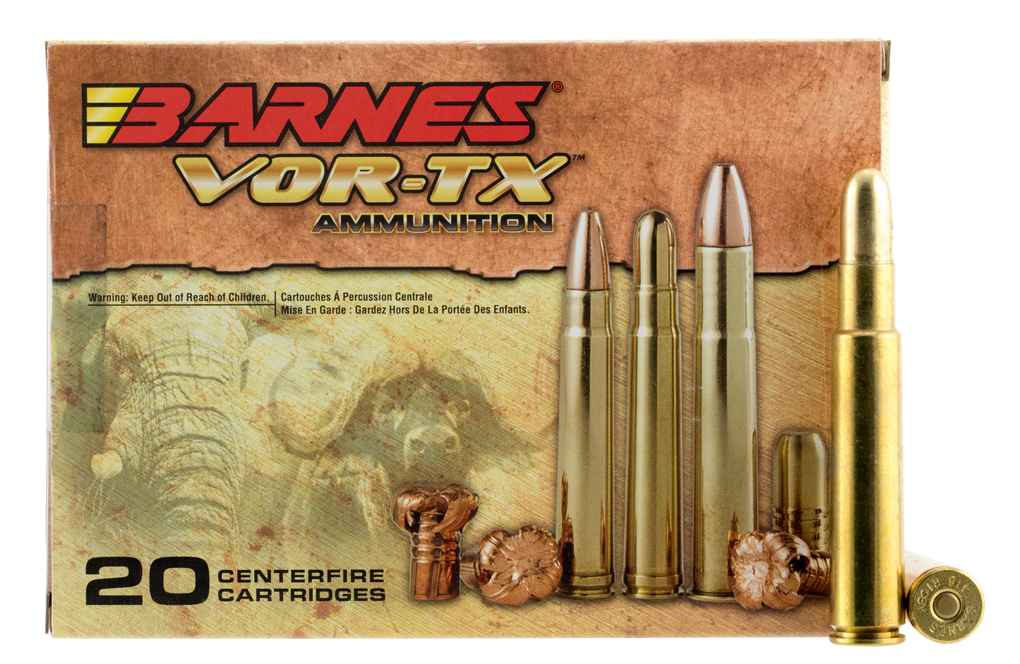 Barnes Bullets Vor-tx Safari, Brns 22035 Bb416rig2 416rigby 400 Solrn 20/10