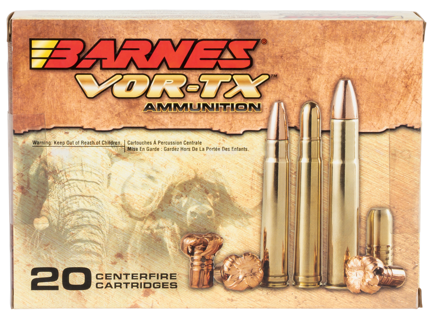 Barnes Bullets Vor-tx Safari, Brns 22030 Bb470ne1 470nitro 500 Tsx Fb 20/10