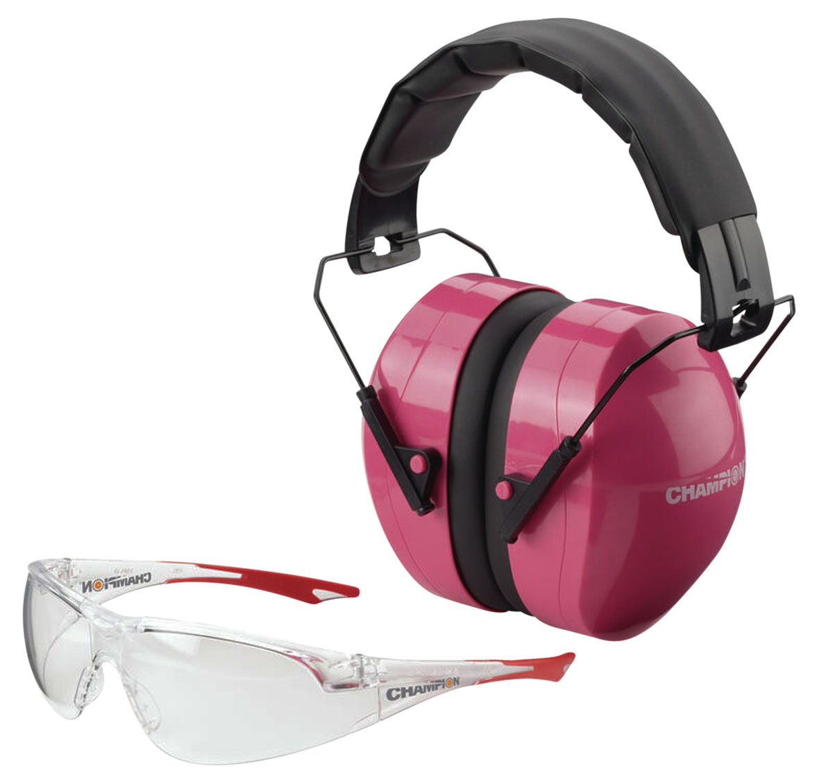 Champion Targets Eyes & Ears, Champ 40624 Ballistic Eyes/ears Pink