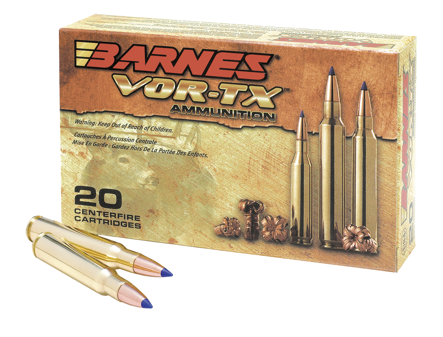 Barnes Bullets Vor-tx Rifle, Brns 21548 Bb300aac1 300 Bo 110 Tac-tx Fb 20-10