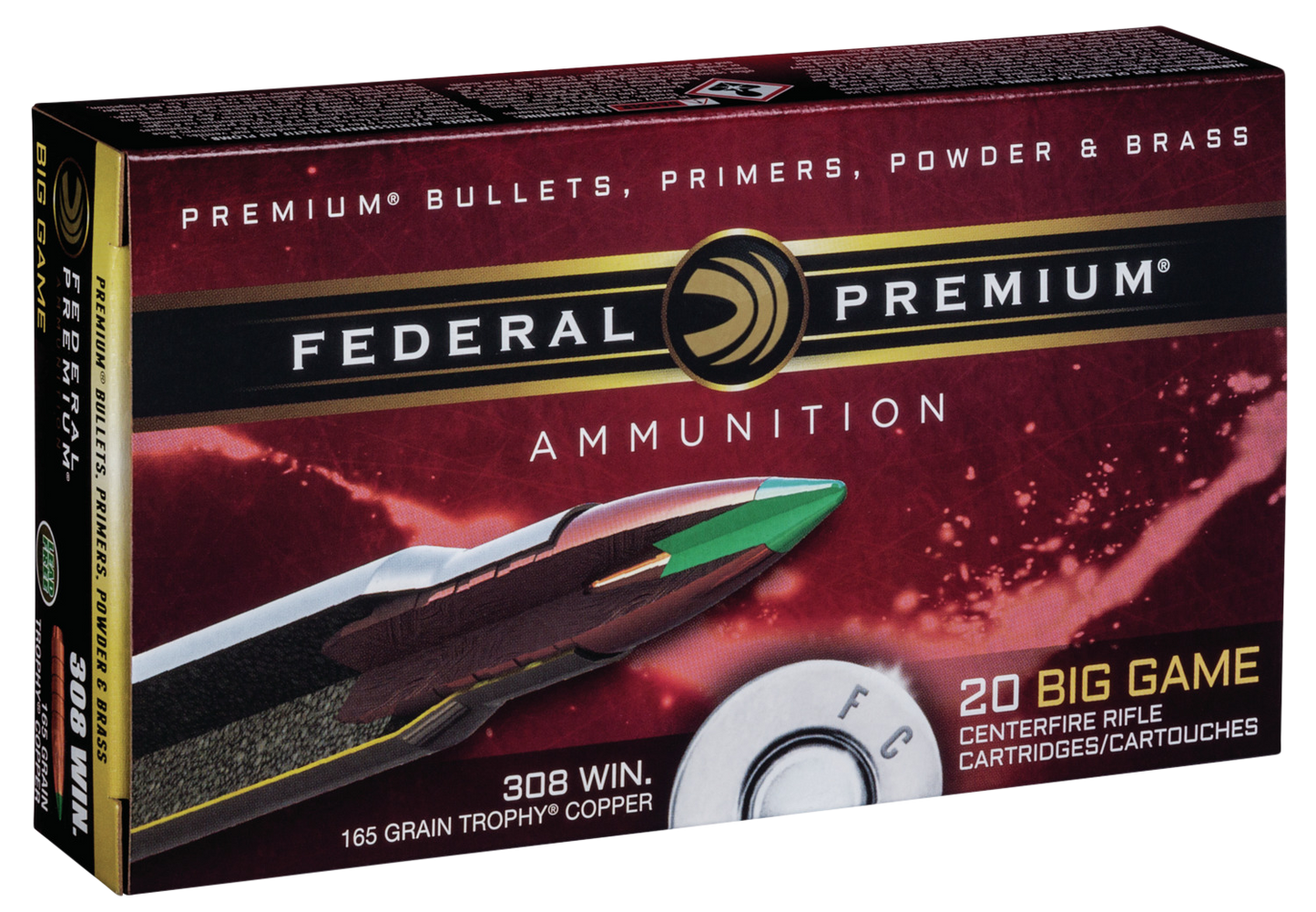 Federal Premium, Fed P308tc2 308 165 Tc 20/10