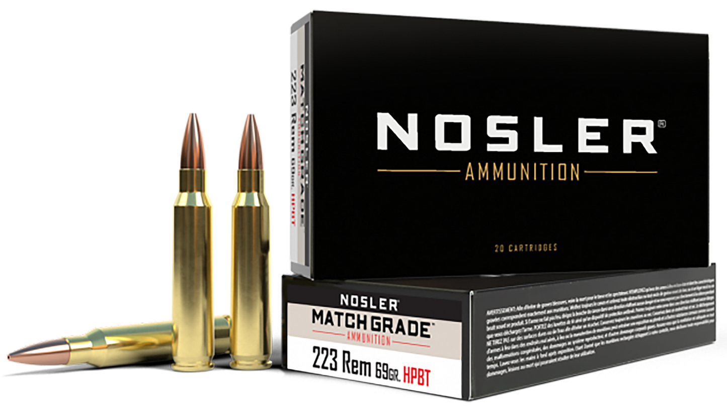 Nosler Match Grade, Nos 60023 Cc 223 Match 69 Hp 20/20
