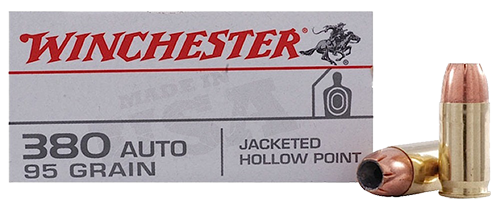 Winchester Ammo Usa, Win Usa380jhp 380 95 Jhp 20-10