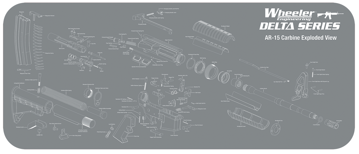 Wheeler Ar-15 Maintenance Mat, Wheelr 156824 Ar Maintenance Mat