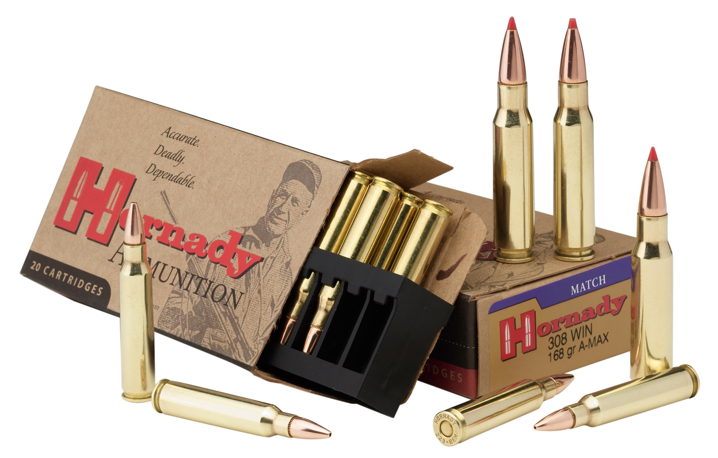 Hornady Match, Horn 8097 308 Win 168 Bthpm 20/10